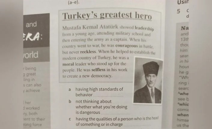 Rum Eğitim Bakanlığı, Atatürk’ün anlatıldığı kitabı toplatıyor
