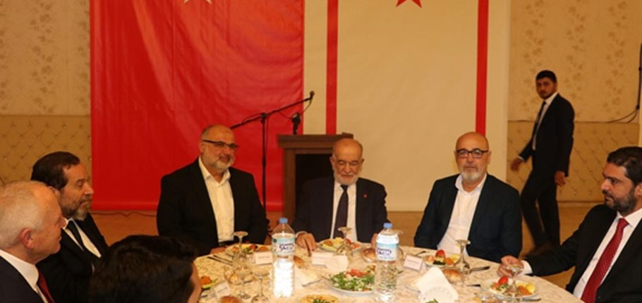Saadet Partisi Genel Başkanı Karamollaoğlu, KKTC’de vatandaşlarla buluştu
