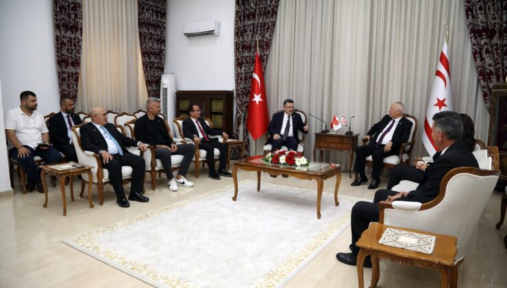 Töre, Trabzon Ortahisar Belediye Başkanı Ahmet Metin Genç’i kabul etti