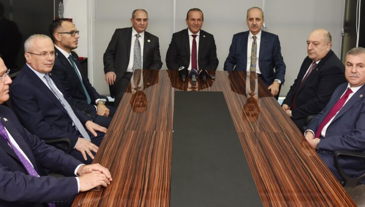 Ataoğlu, AK Parti Genel Başkanvekili Kurtulmuş ile Yeni Azerbaycan Partisi Genel Başkanvekili Budaqov’u kabul etti