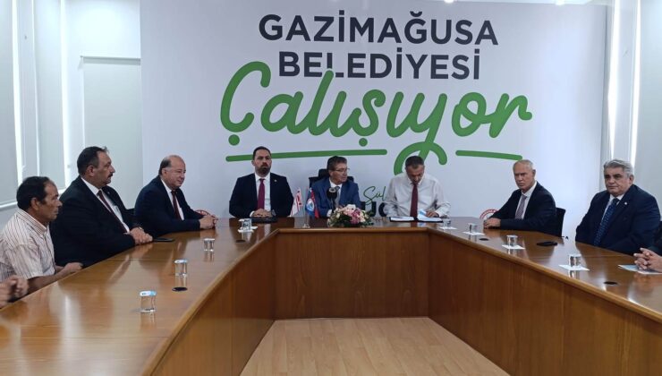 “Anadolu Mahallesi Yeni Su Şebekesi ile Gazimağusa Limanı Yeni Su Şebekesi Protokolü” imzalandı… Başbakan Üstel: 2025 yılında su sorunu tarihe karışacak