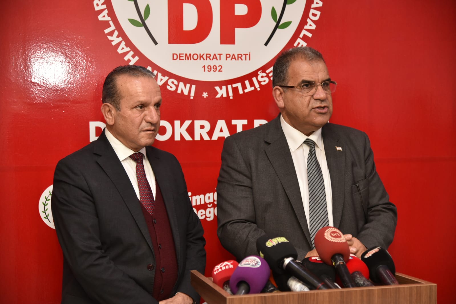 UBP-DP görüşmesi tamamlandı.. Sucuoğlu:Hedef, 5 yıllık istikrarlı bir hükümettir