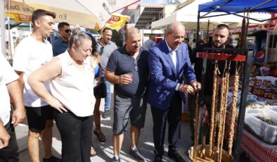 Cumhurbaşkanı Ersin Tatar, 2. Şirinevler Gonnara Festivali’ni ziyaret etti