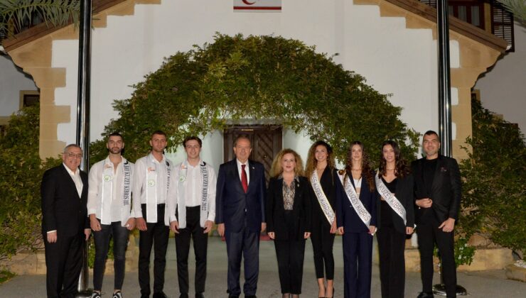 Cumhurbaşkanı Tatar, “Miss Kuzey Kıbrıs” ve “Bay Kuzey Kıbrıs” yarışmalarında dereceye girenleri kabul etti