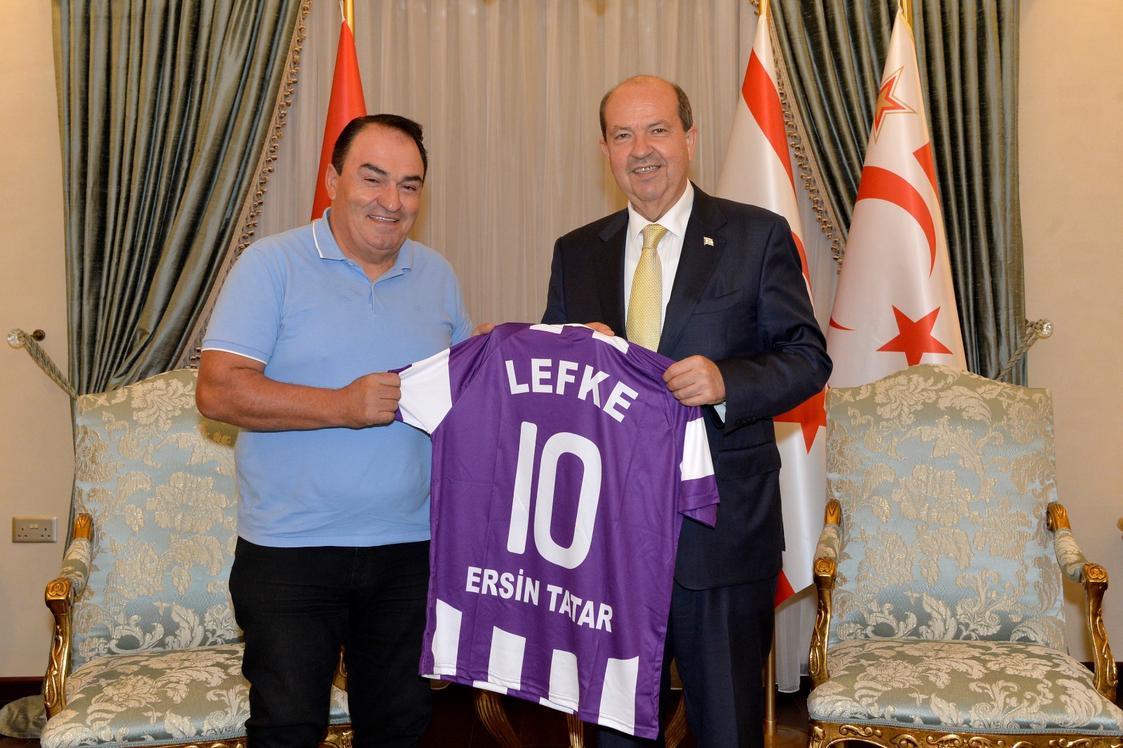 Cumhurbaşkanı Tatar Lefke Türk Spor Kulübü’nü kabul etti