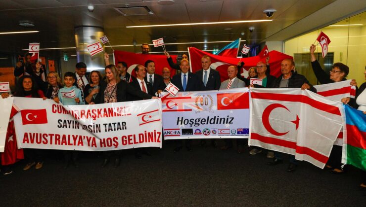 Cumhurbaşkanı Tatar, Canberra ziyaretini tamamlayarak Sydney’e gitti