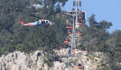 Antalya’da teleferik kazası;1 kişi hayatını kaybetti, mahsur kalanların tamamı kurtarıldı