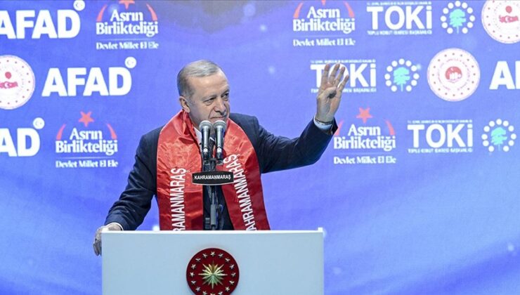 Erdoğan, Kahramanmaraş deprem konutları teslim törenine katıldı
