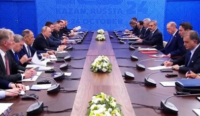 Erdoğan, Rusya Devlet Başkanı Putin ile bir araya geldi