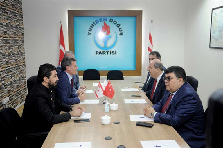 Tatar, YDP ile DP’yi ziyaret etti…  Önemli olan KKTC’nin geleceği